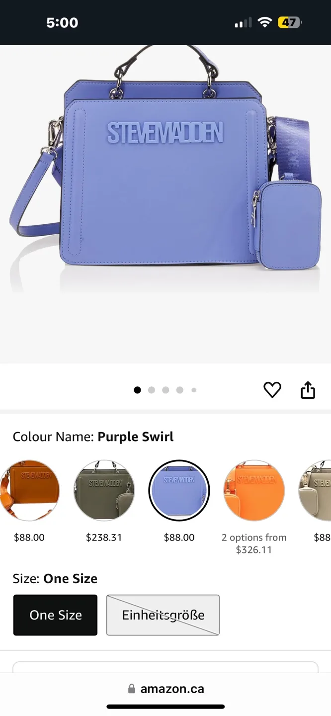 Steve Madden Blue Handbag image indicator(9)