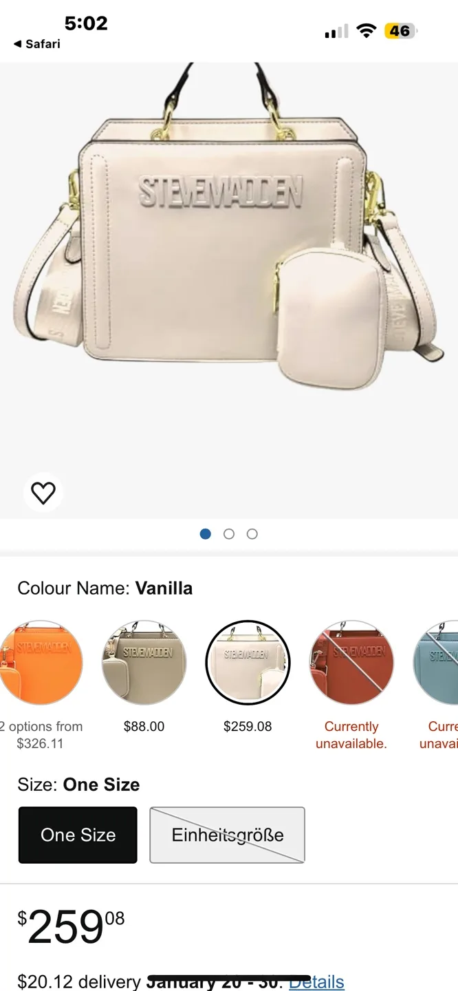 Steve Madden Blue Handbag image indicator(10)