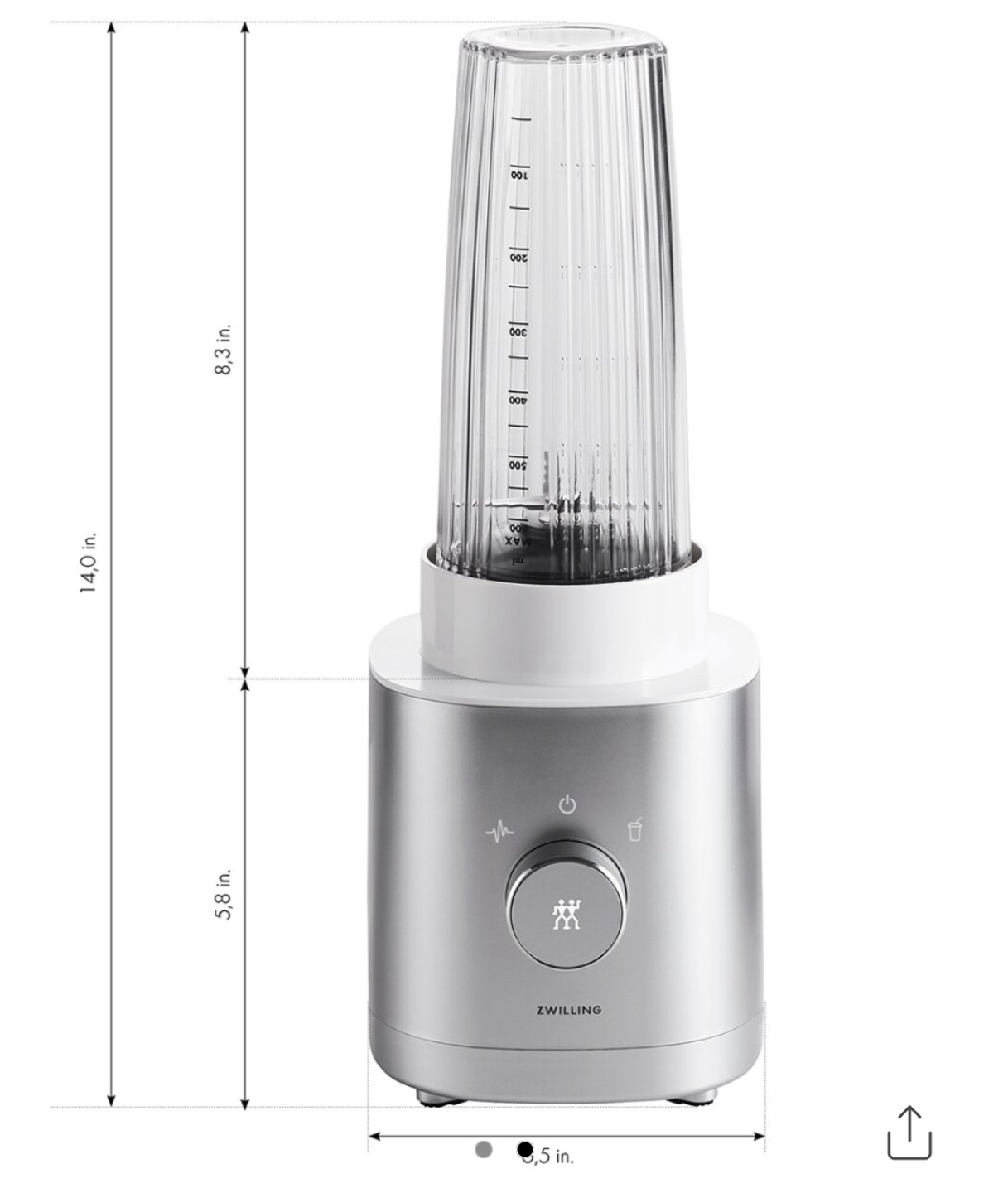 Zwilling J.A. Henckels Enfinity 20oz Personal Blender - photo 2