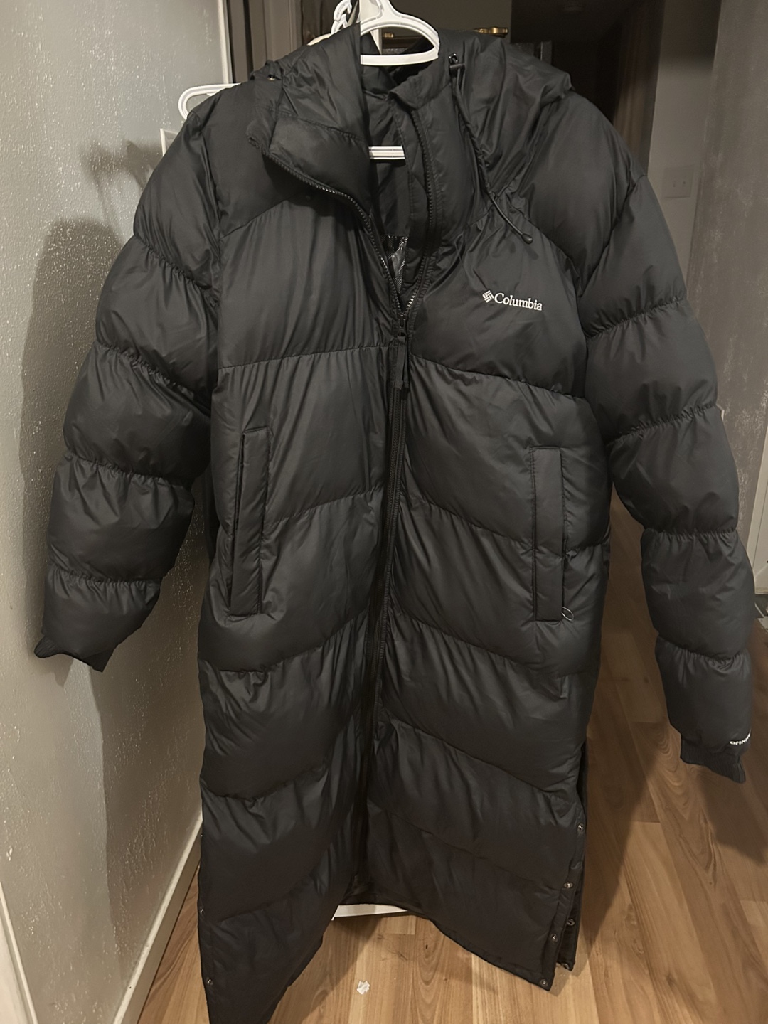 Columbia Black Down Puffer Jacket
