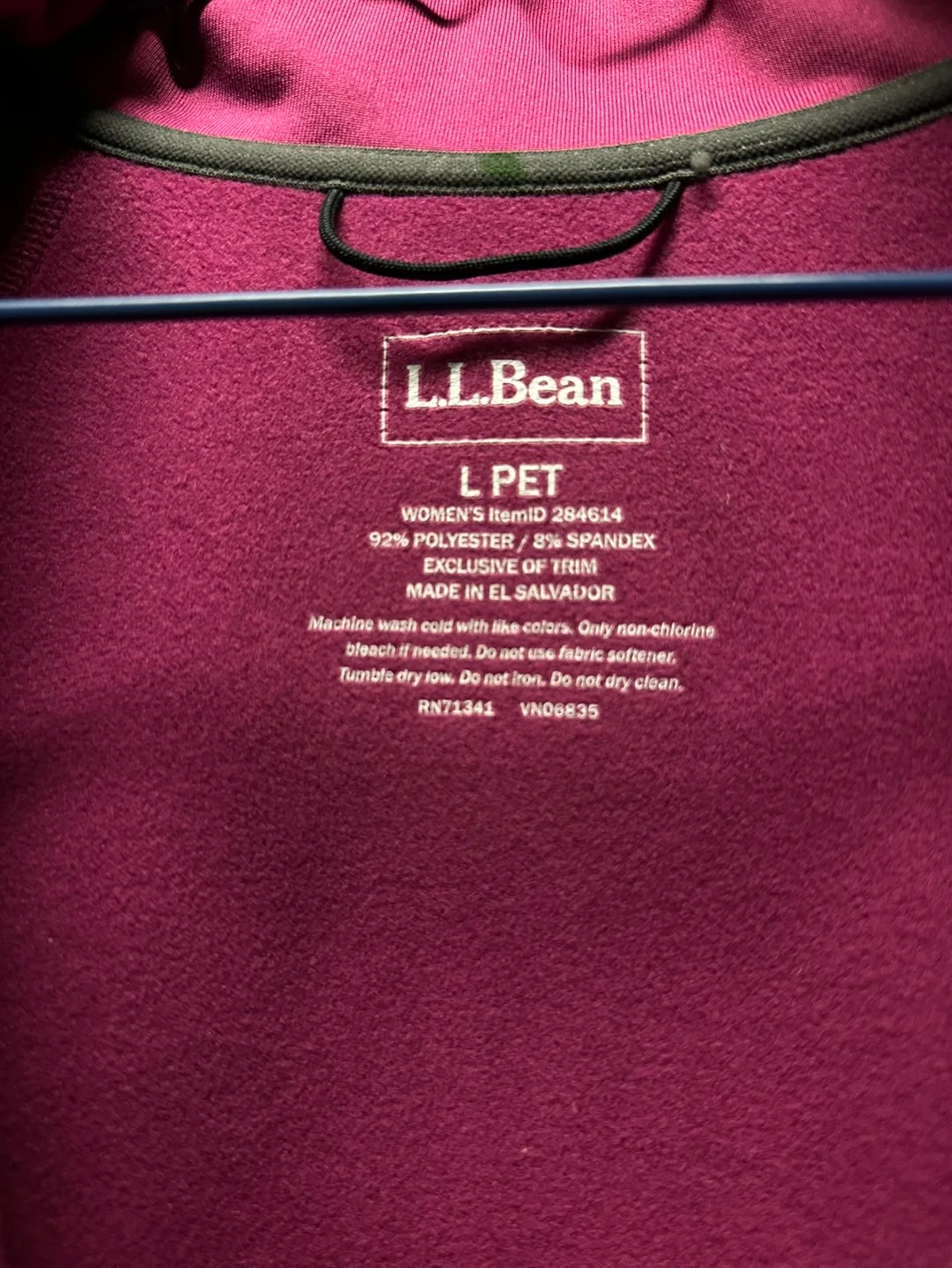 LL Bean Fleece Vest image indicator(2)