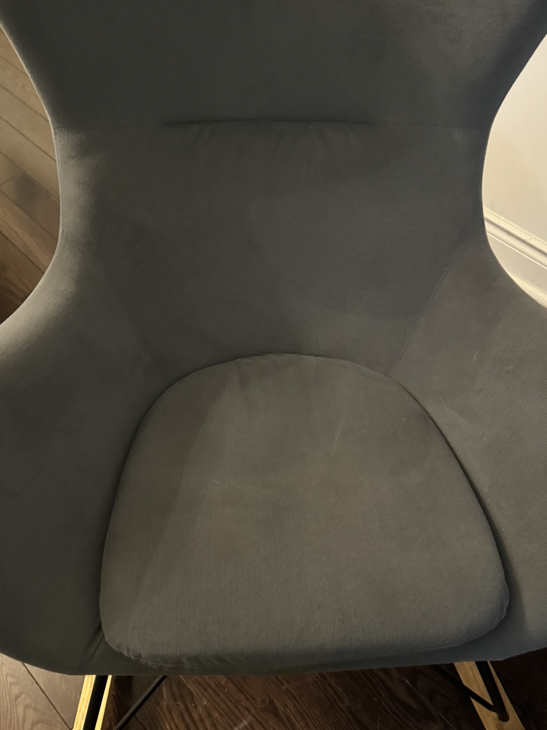 Gray Rocking Chair - photo 5