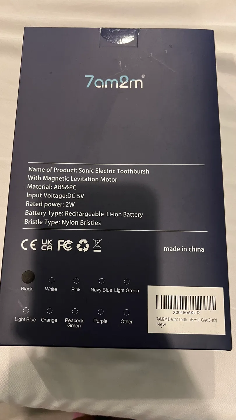 7am2m Electric Toothbrush with 5 Clean Modes image indicator(2)