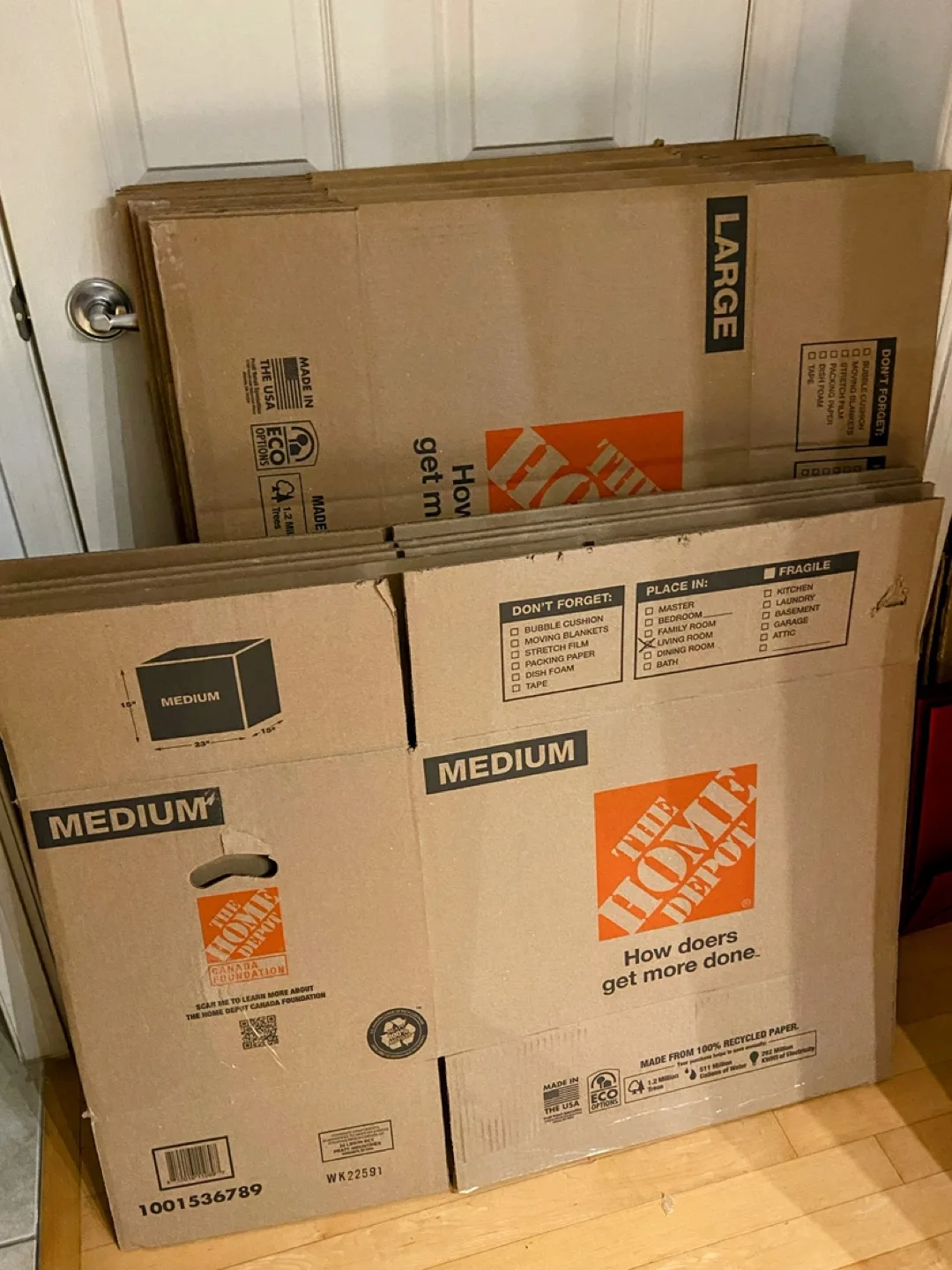 14 Home Depot Moving Boxes #freecycle thumbnail