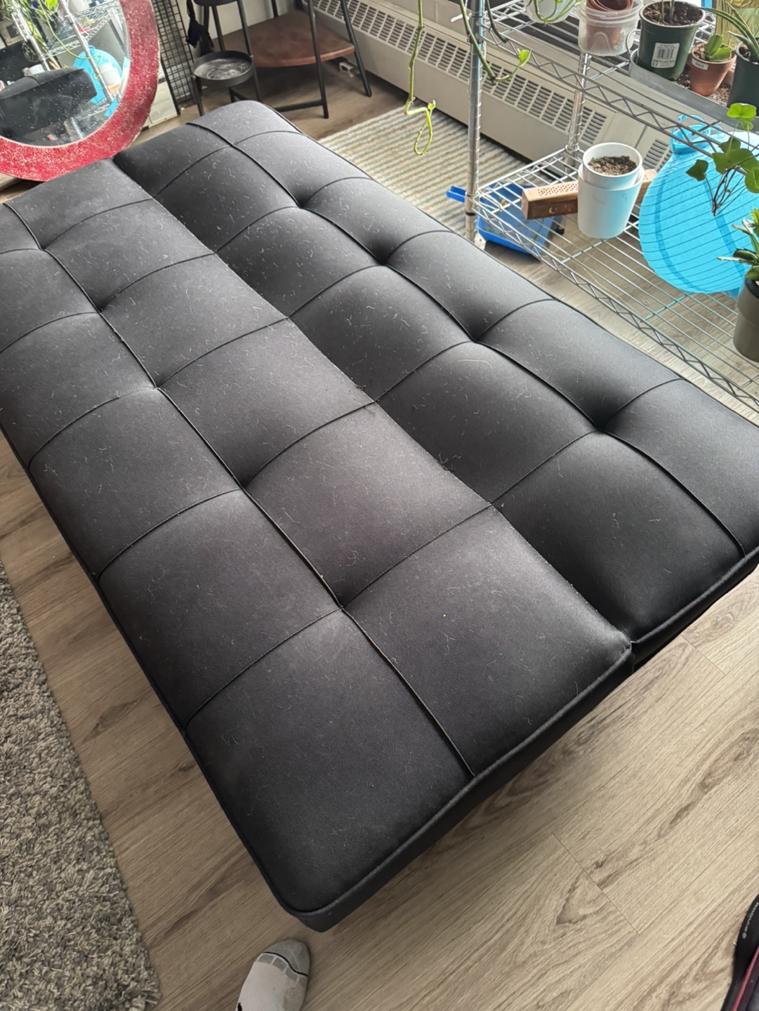 Black Futon Sofa Bed - photo 2