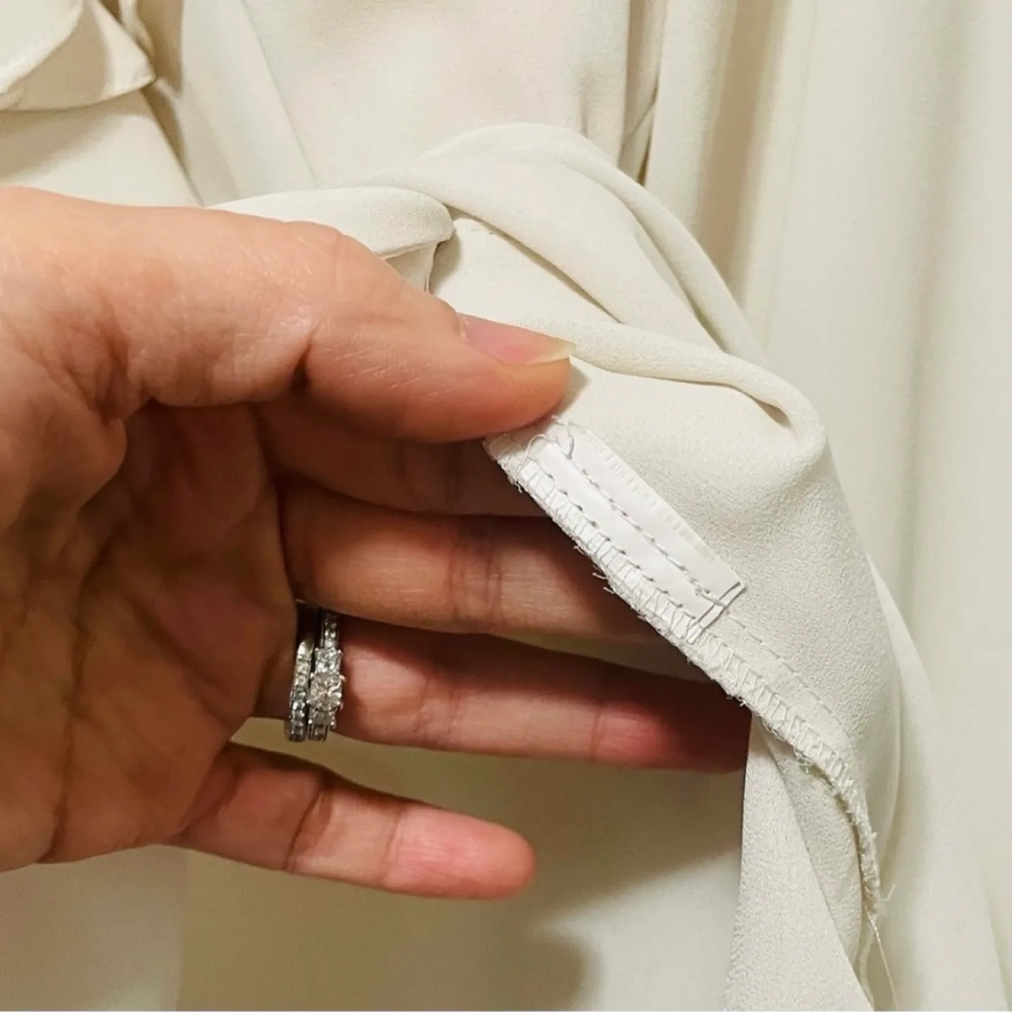 Zara Beautiful Long Sleeve Ruffled Blouse image indicator(10)