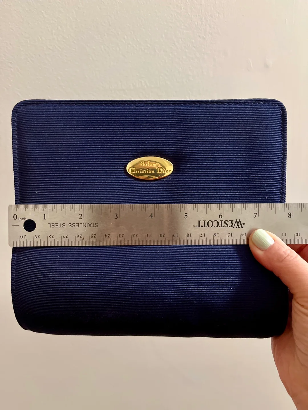 Vintage Christian Dior Makeup Bag image indicator(4)