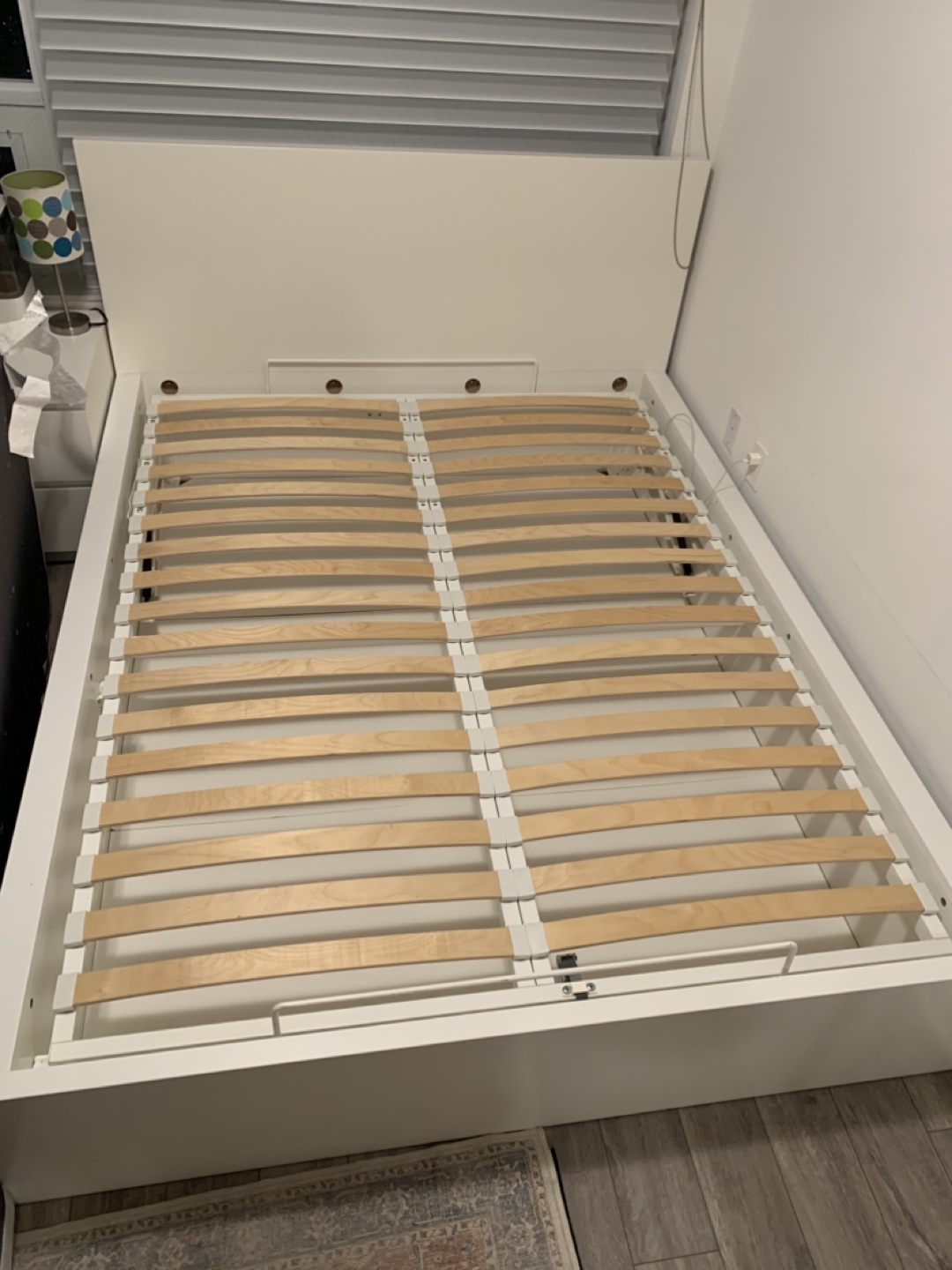 IKEA MALM Bed Frame with Storage - White - photo 4