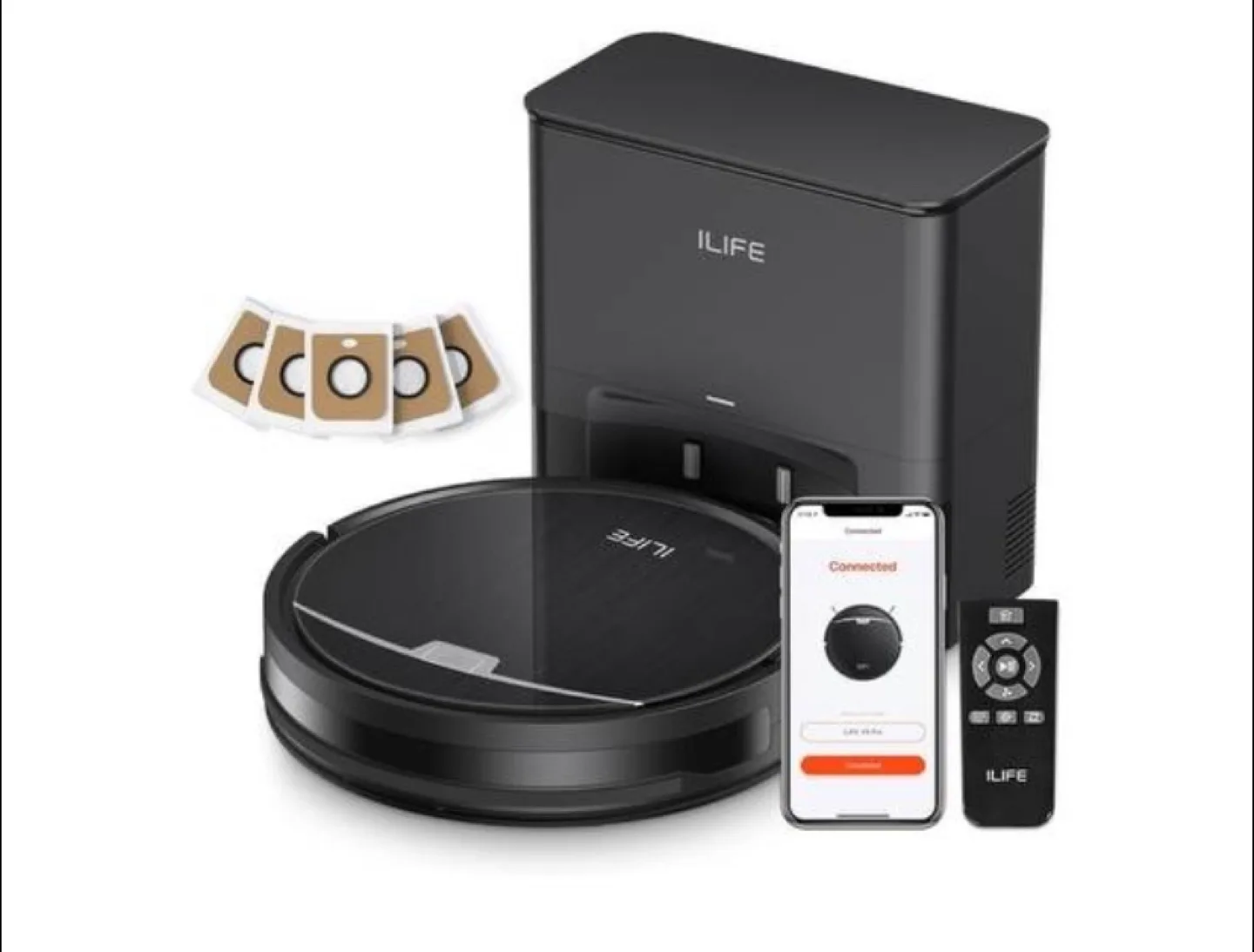 ILIFE V9 Pro Robot Vacuum and Mop with Self-Emptying Station thumbnail