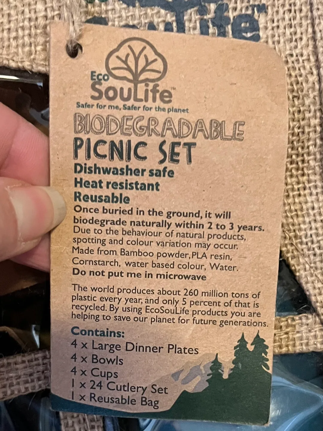 Eco SouLife Biodegradable Picnic Set image indicator(5)