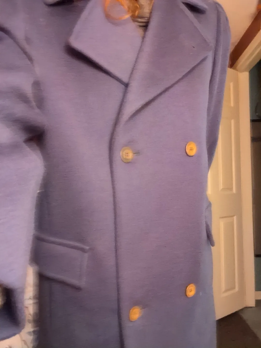 London Fog  Double Breasted Pure Virgin Wool Coat image indicator(6)