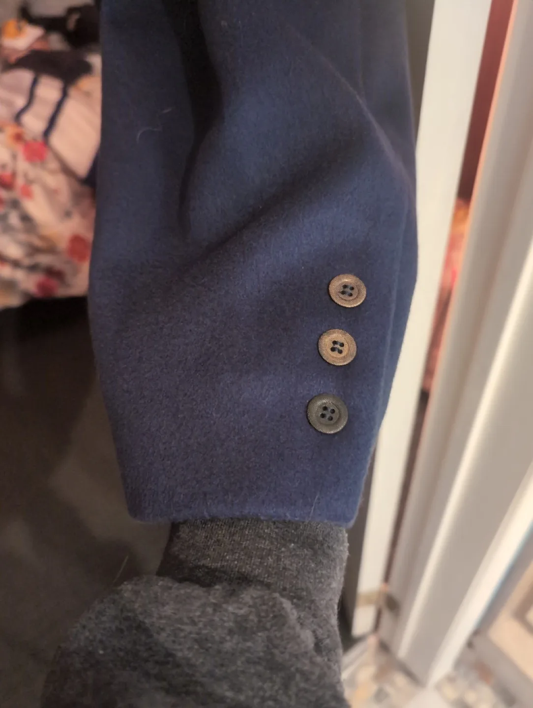 London Fog  Double Breasted Pure Virgin Wool Coat image indicator(5)