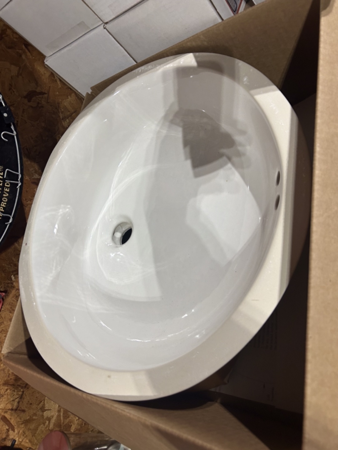White Bathroom Sink