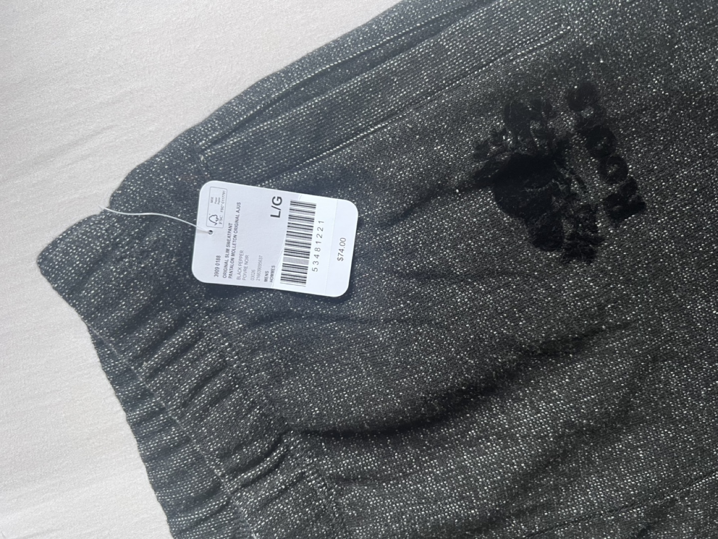 Roots Men Organic Sweatpants - Size L - New with Tags - photo 3