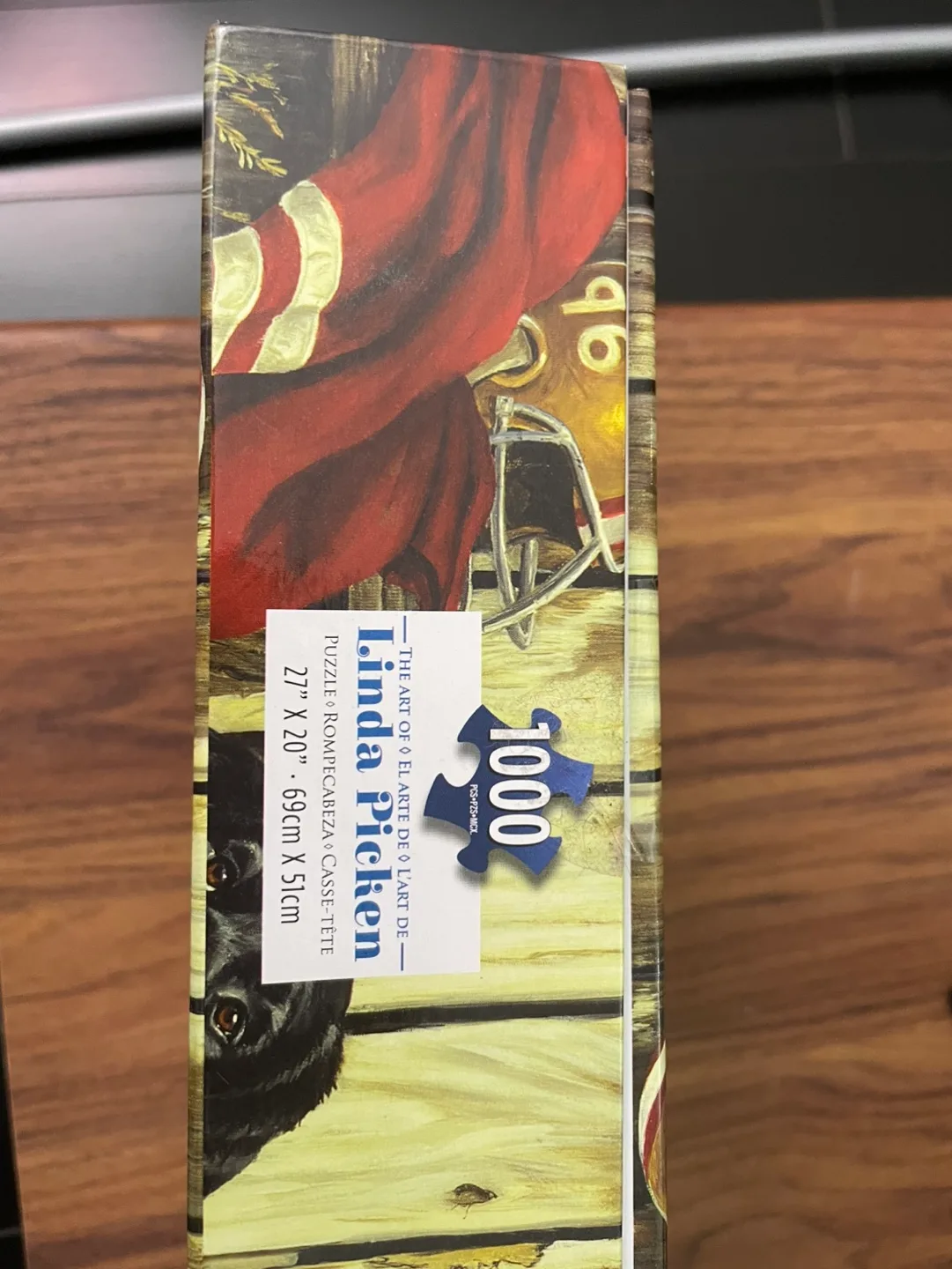 Puzzle - The Art of Linda Pickens - Black Lab Pup image indicator(2)