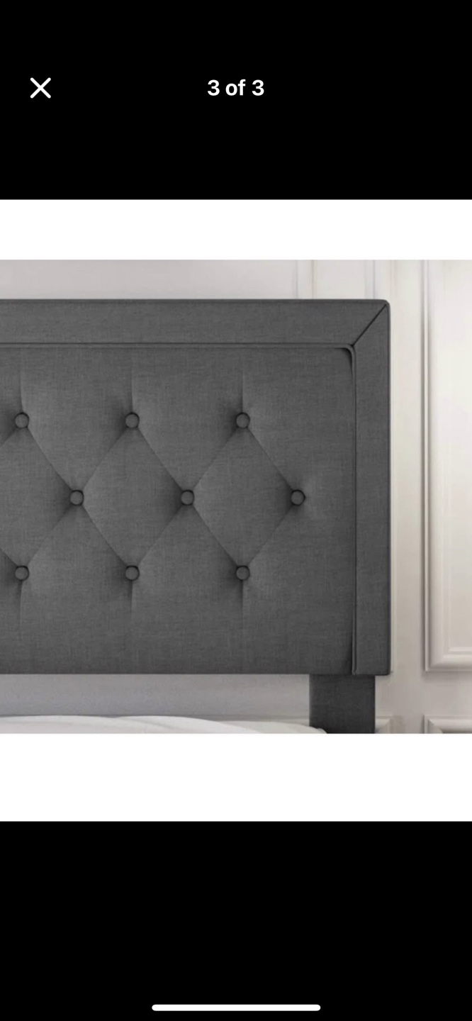 Queen Size Upholstered Bed Frame - photo 3
