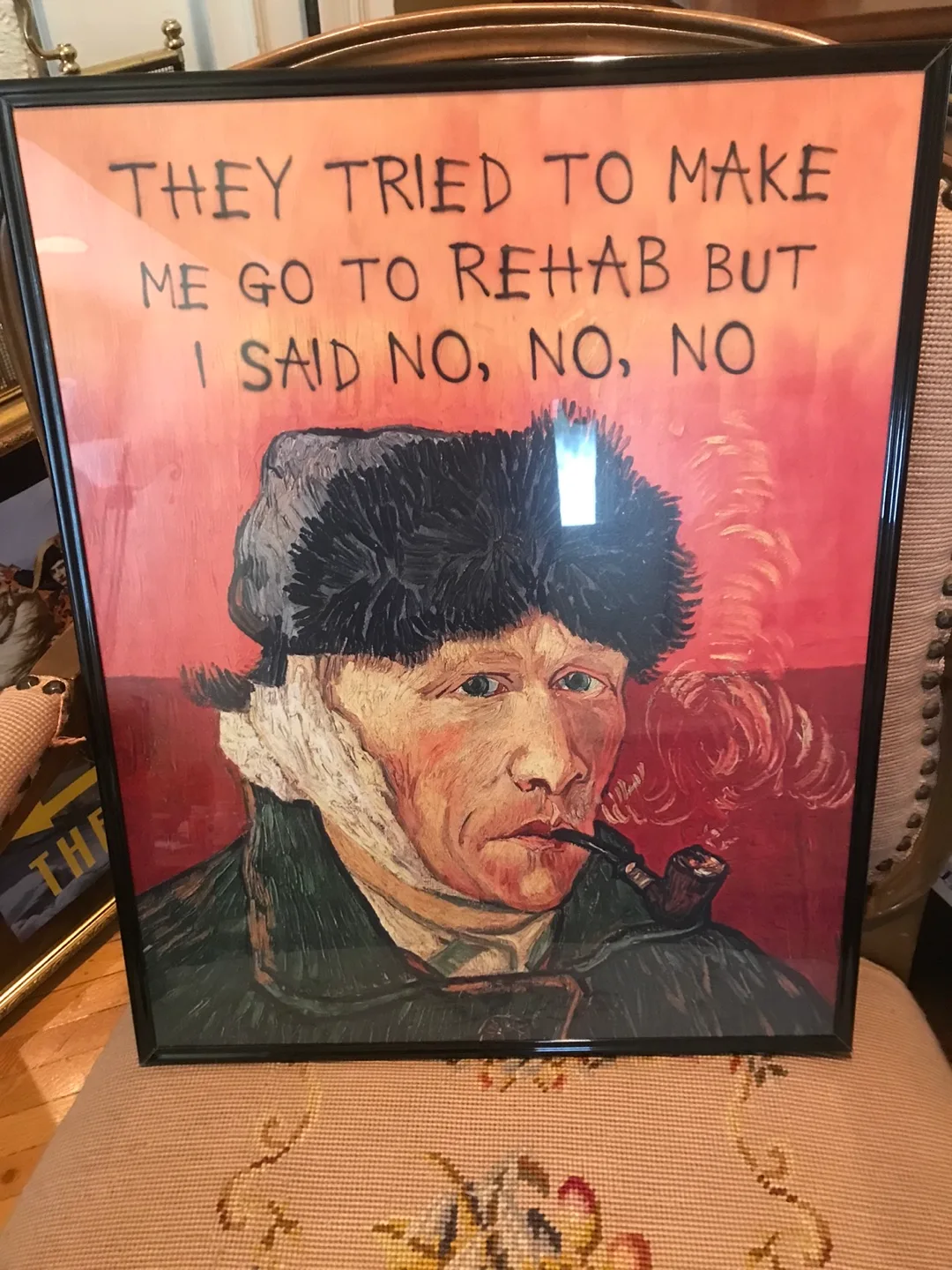 Van Gogh/Amy Winehouse Art Print Mash-Up image indicator(2)