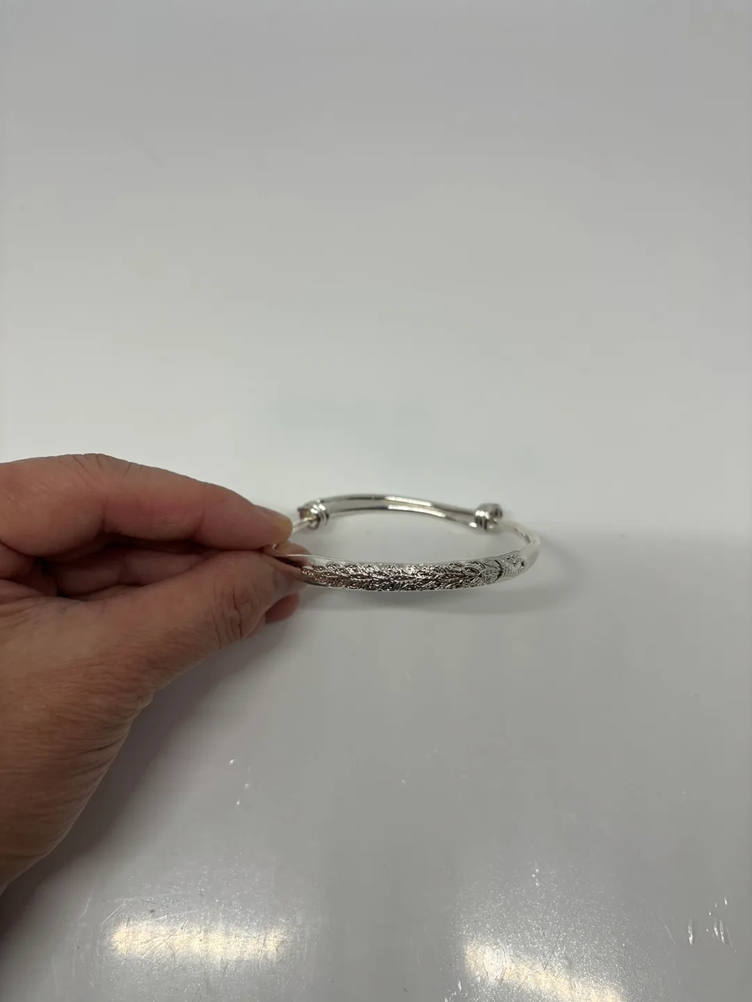 Silver Baby Bangle image indicator(6)