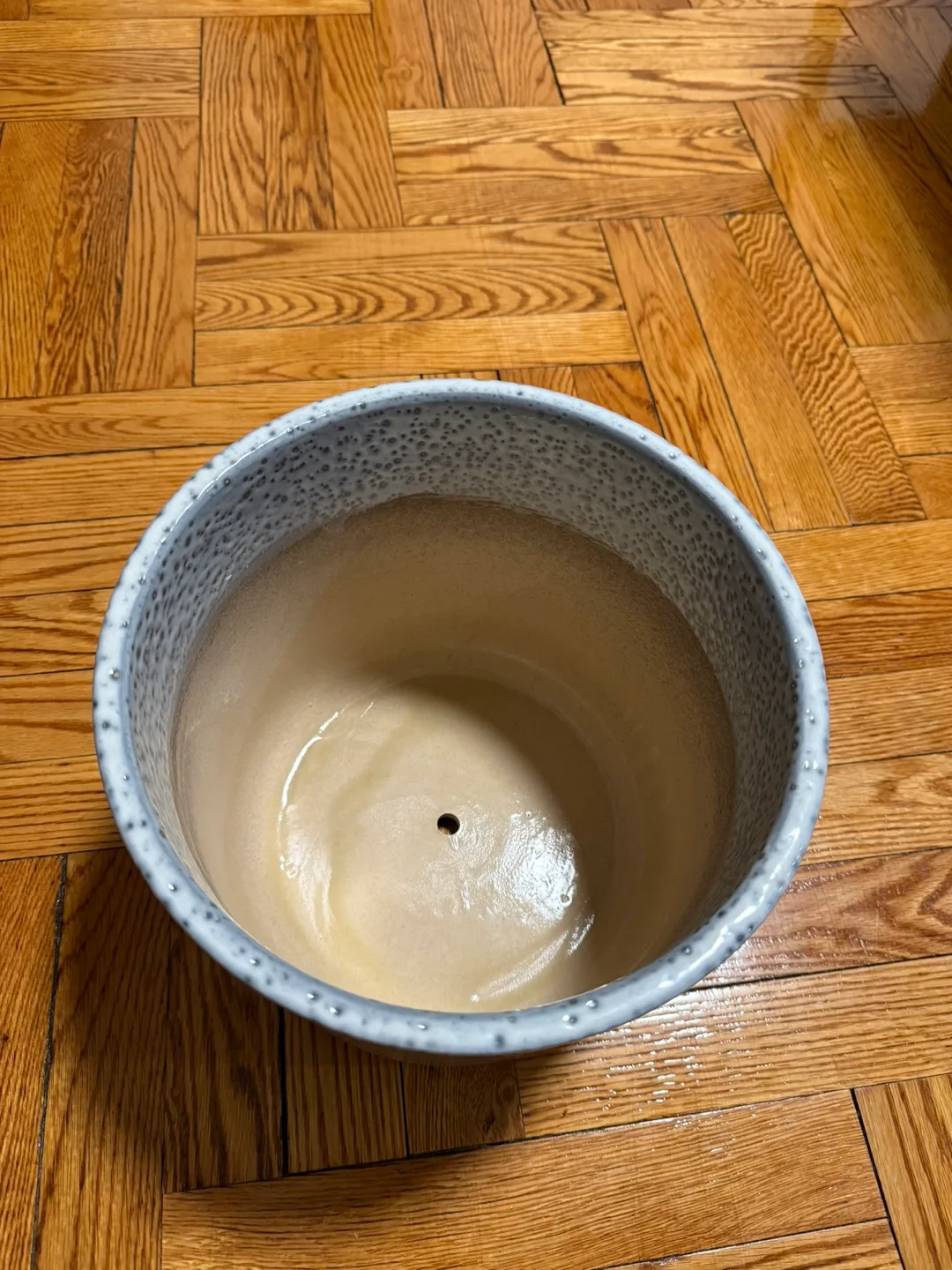 Ceramic Indoor/Outdoor Planter 10” With Drainage Hole 🧡 image indicator(4)