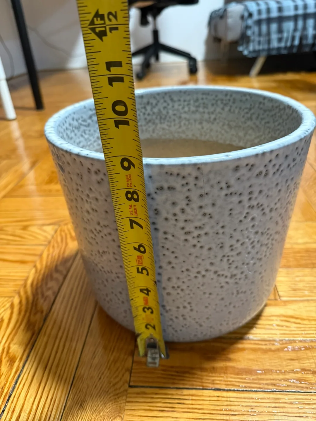 Ceramic Indoor/Outdoor Planter 10” With Drainage Hole 🧡 image indicator(3)