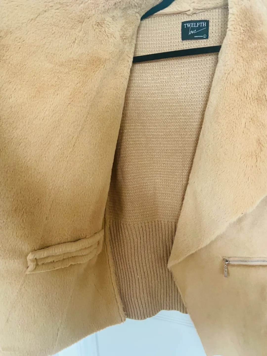 Twelfth Love Faux Fur Cardigan Jacket image indicator(5)