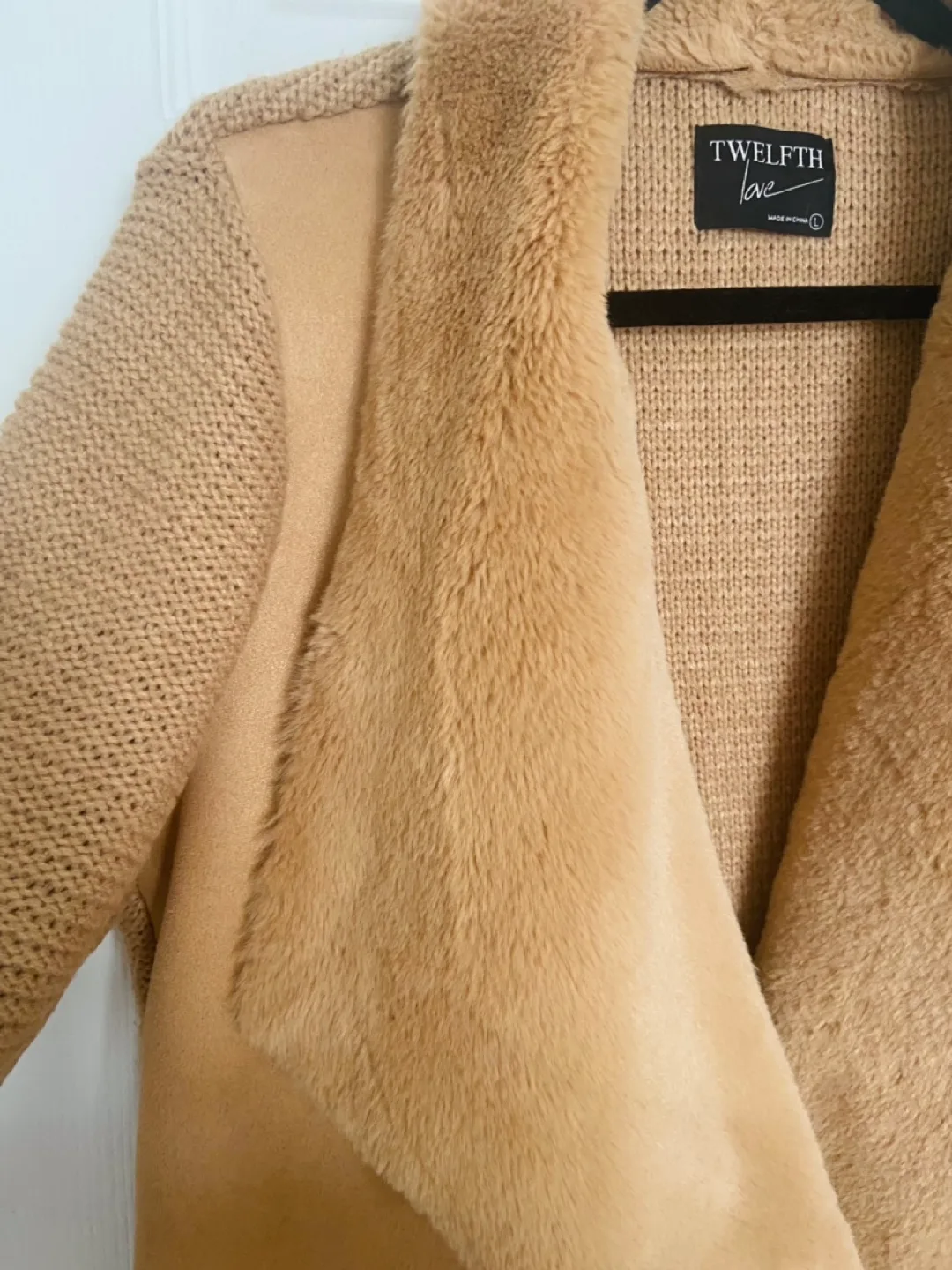 Twelfth Love Faux Fur Cardigan Jacket image indicator(3)