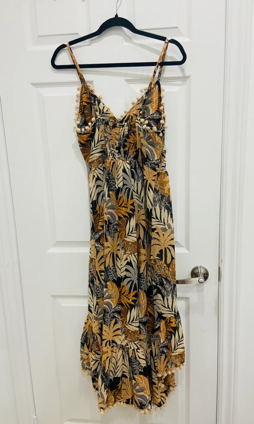 Floral Print Maxi Dress image indicator(4)