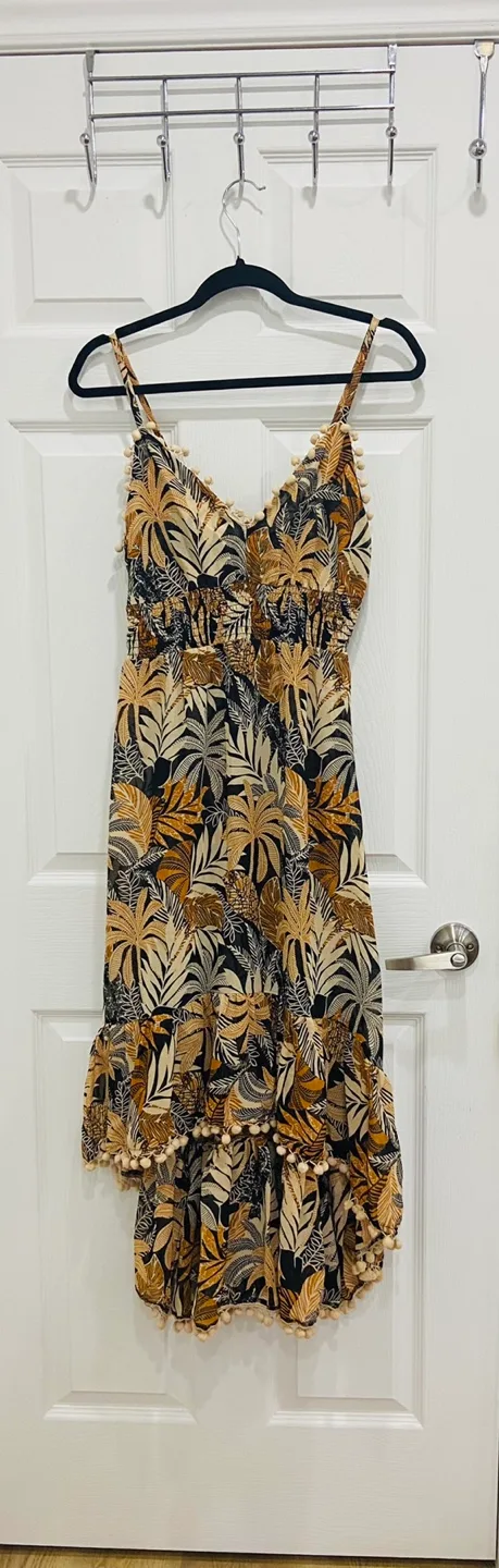 Floral Print Maxi Dress image indicator(2)