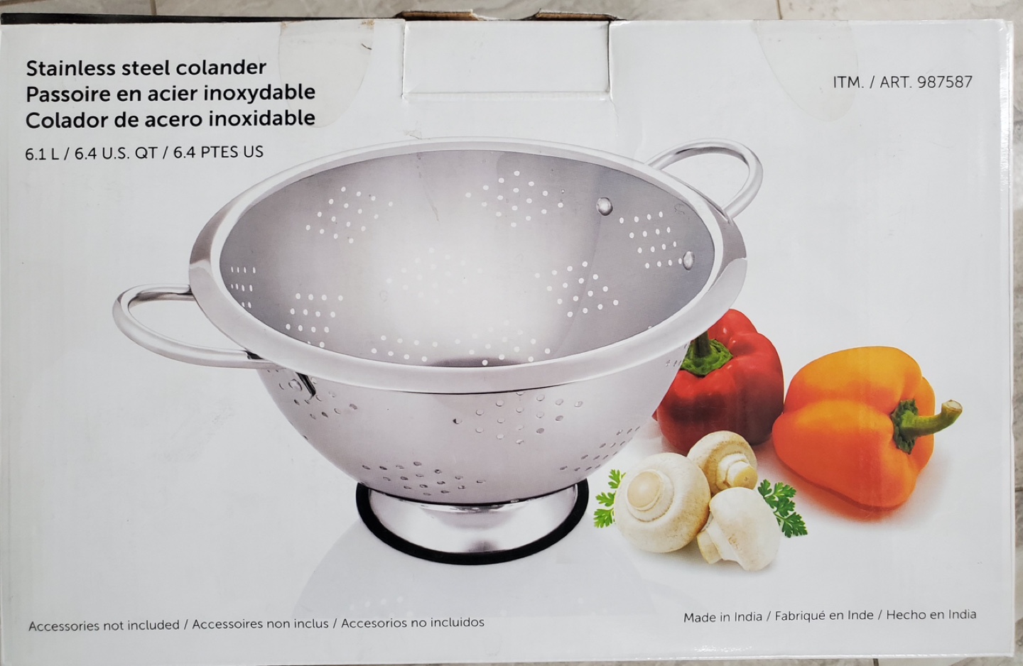 Stainless Steel Colander - photo 3