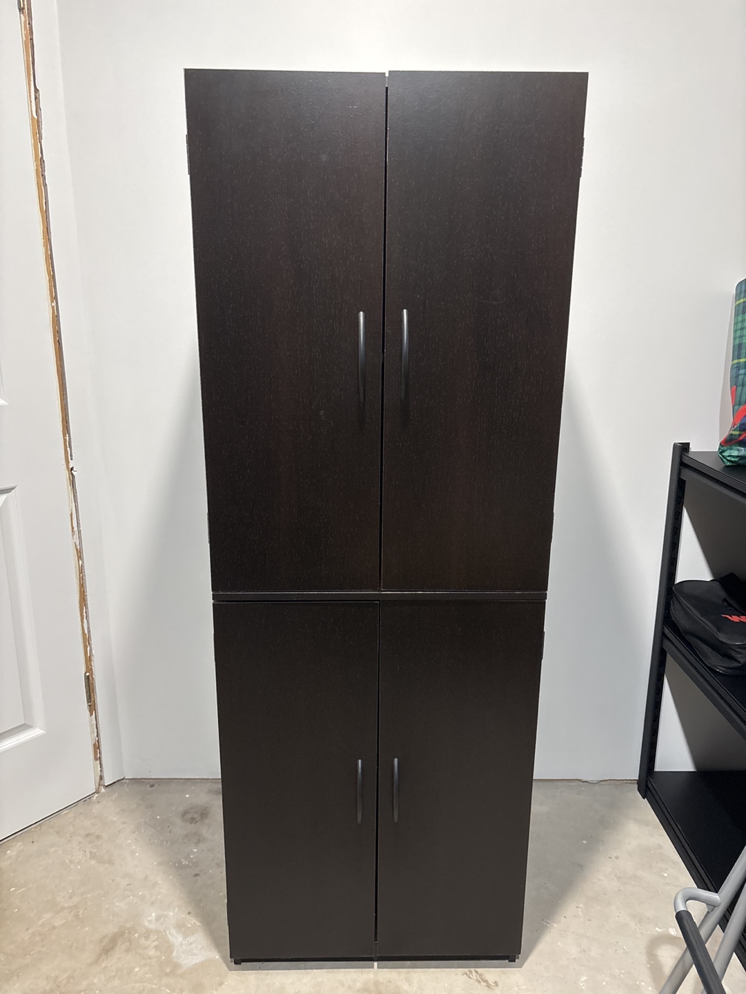 Tall Storage Cabinet with 4 Doors