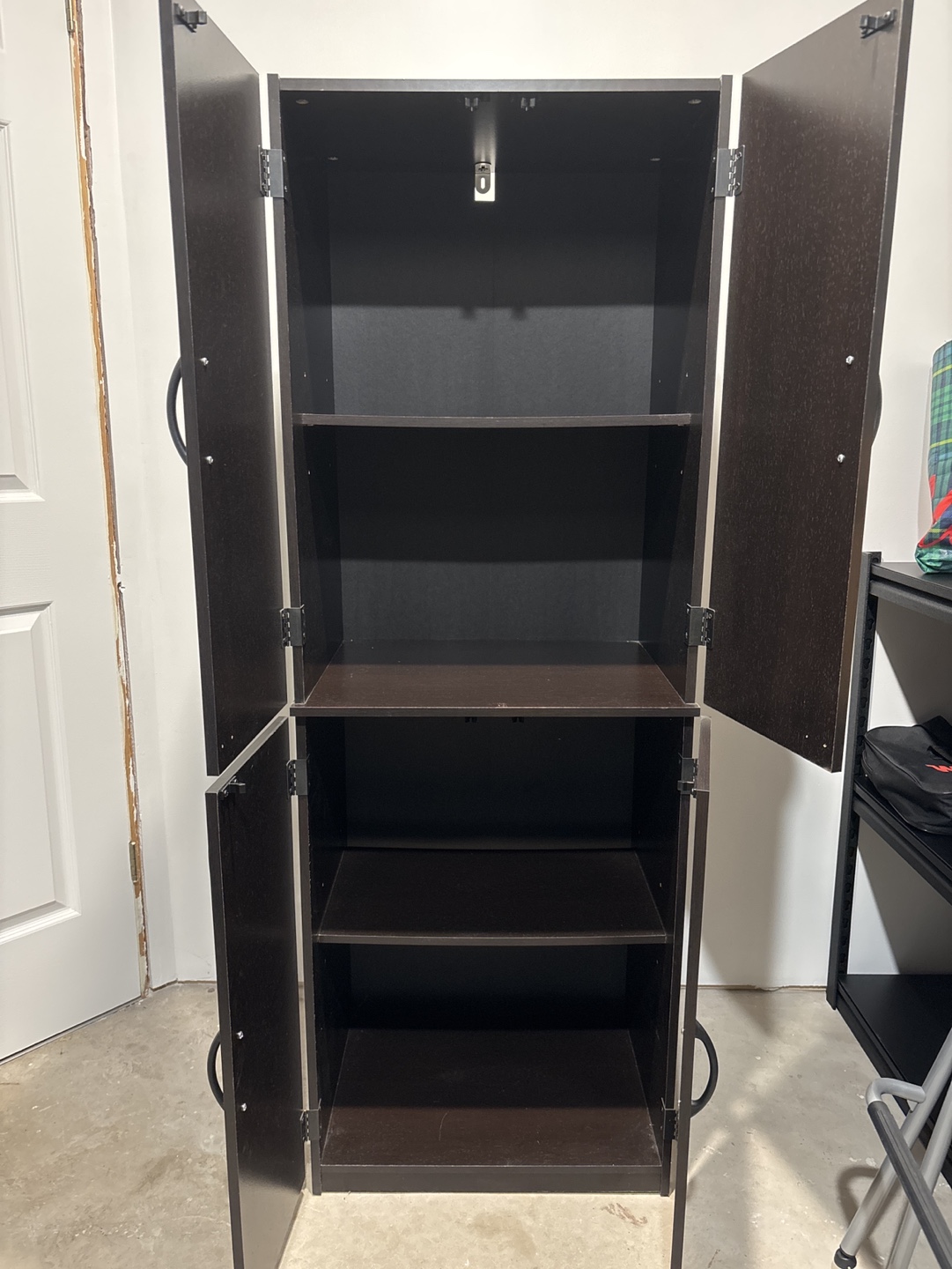 Tall Storage Cabinet with 4 Doors - photo 2