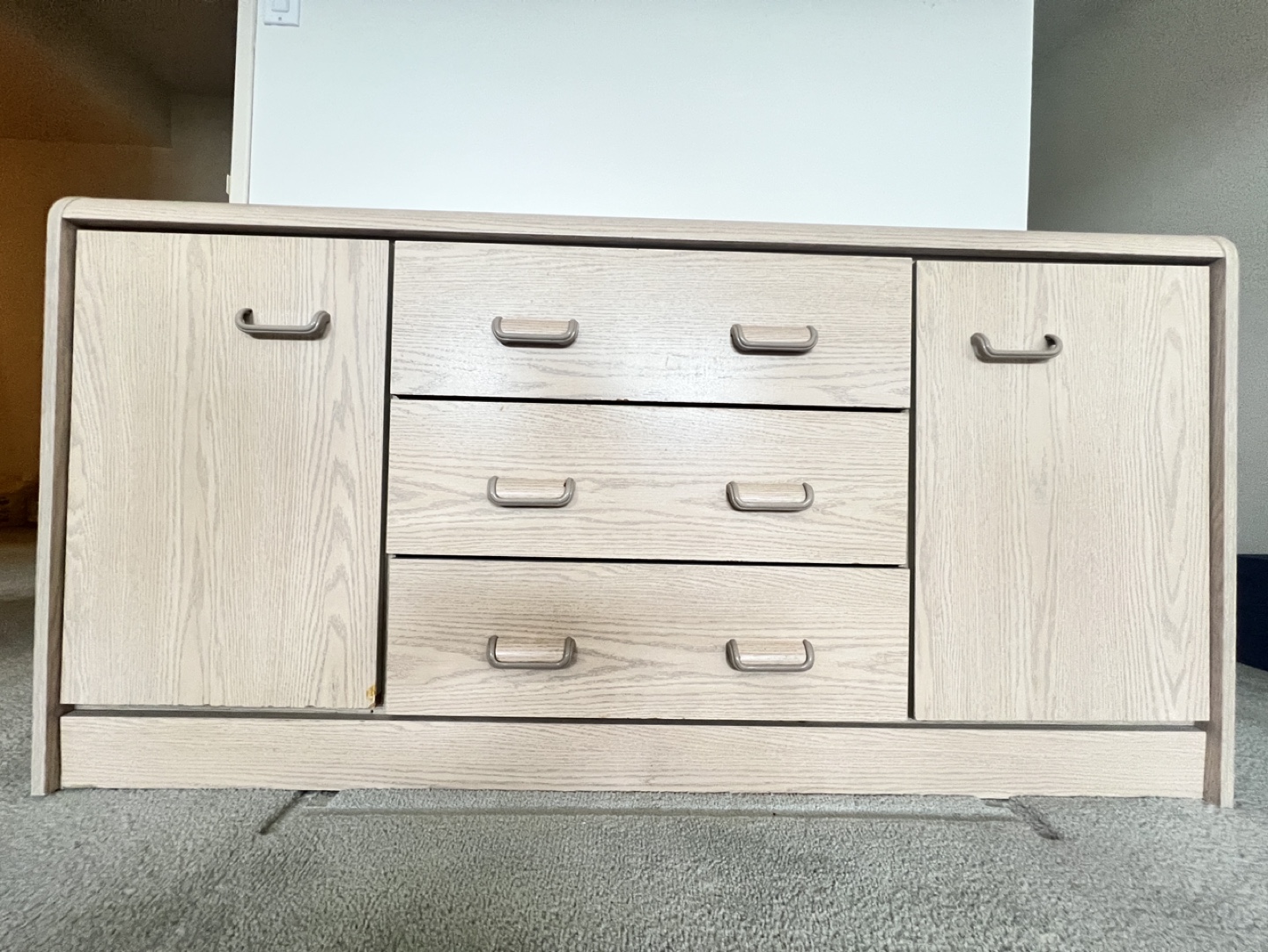 Wooden Dresser with Doors