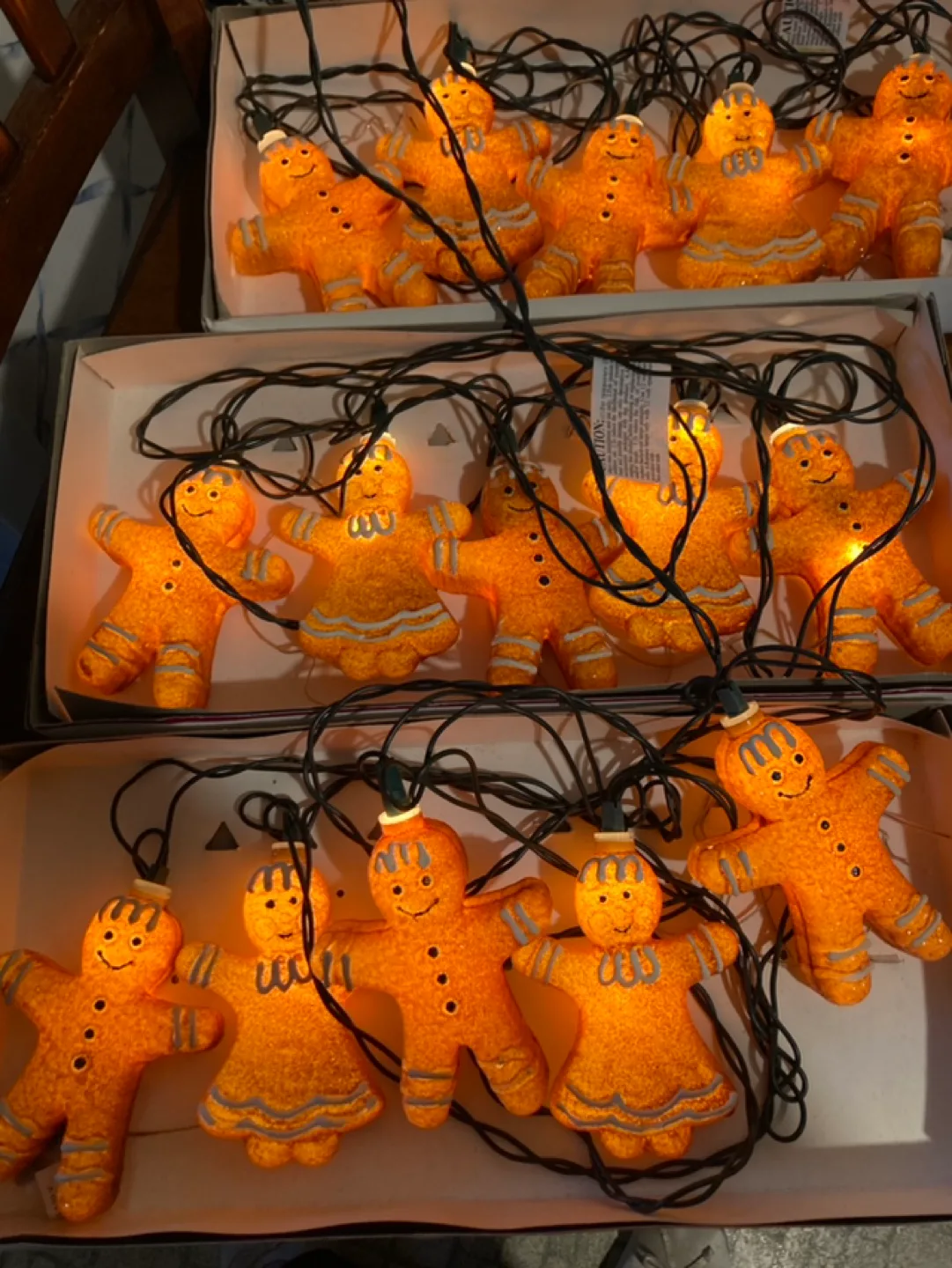 Lighted Gingerbread Ornaments image indicator(2)