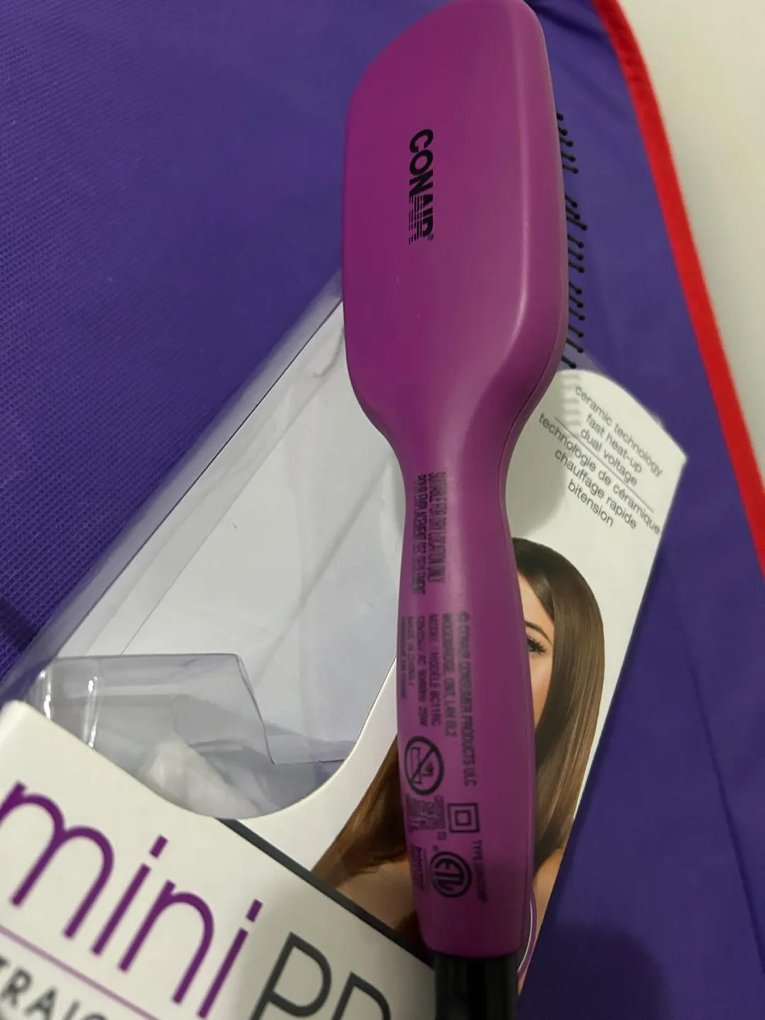 Conair Mini Pro Straightening Brush image indicator(2)
