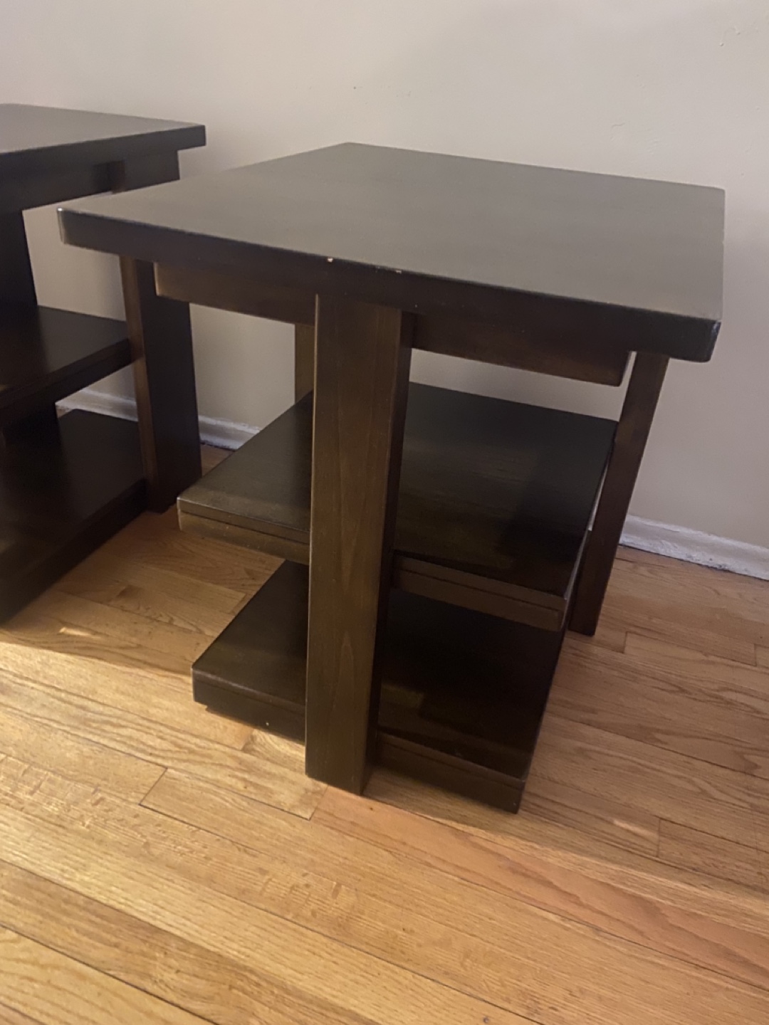 Pair of End Tables - photo 3
