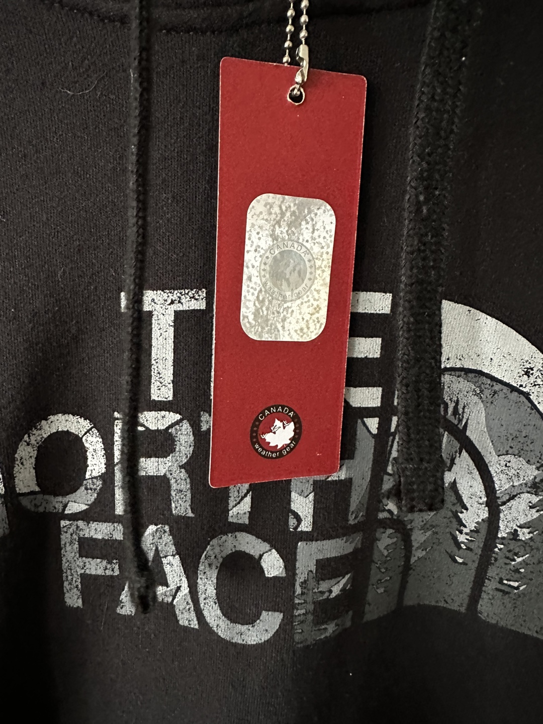 The North Face Black Hoodie Size XL - photo 2