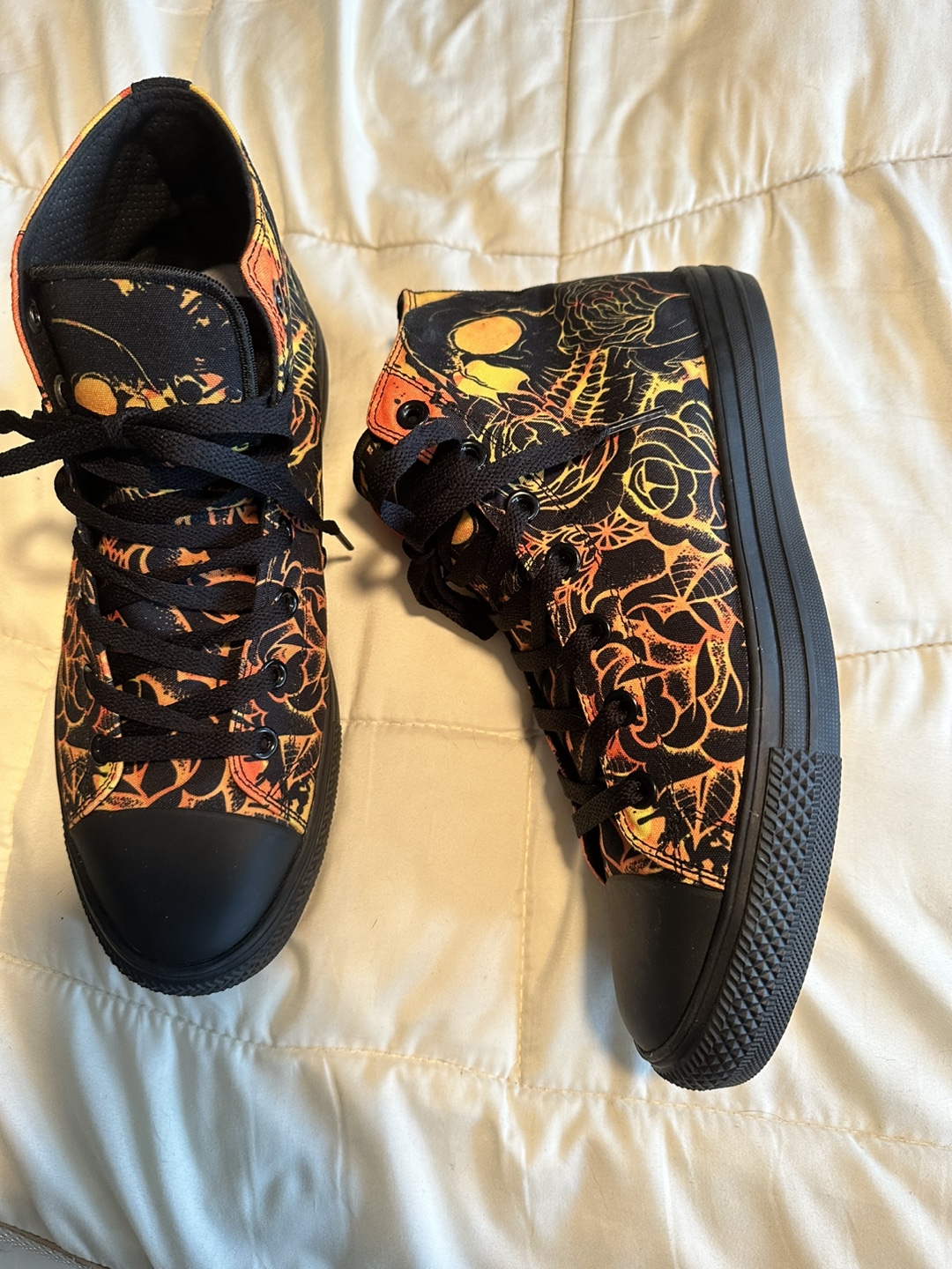 RAAD Skull & Roses High Top Sneakers - photo 3