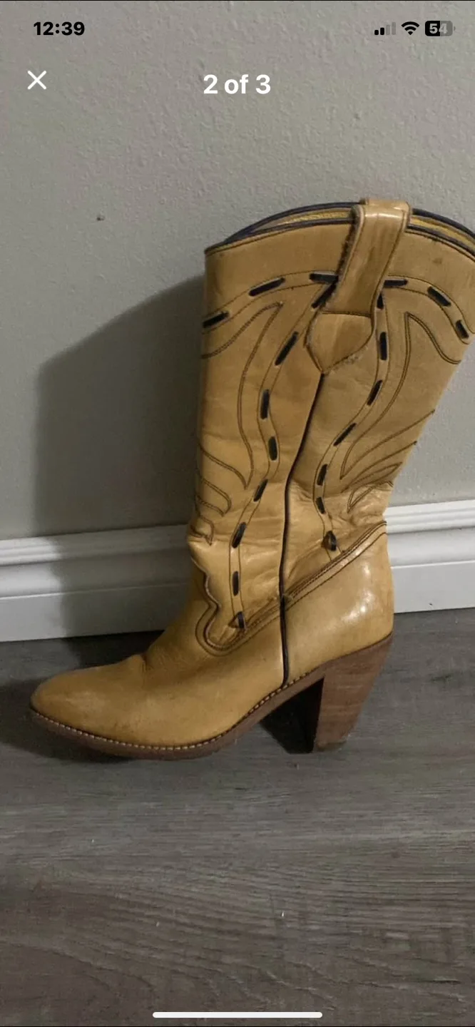 Vintage Circle K Cowboy Boots image indicator(2)