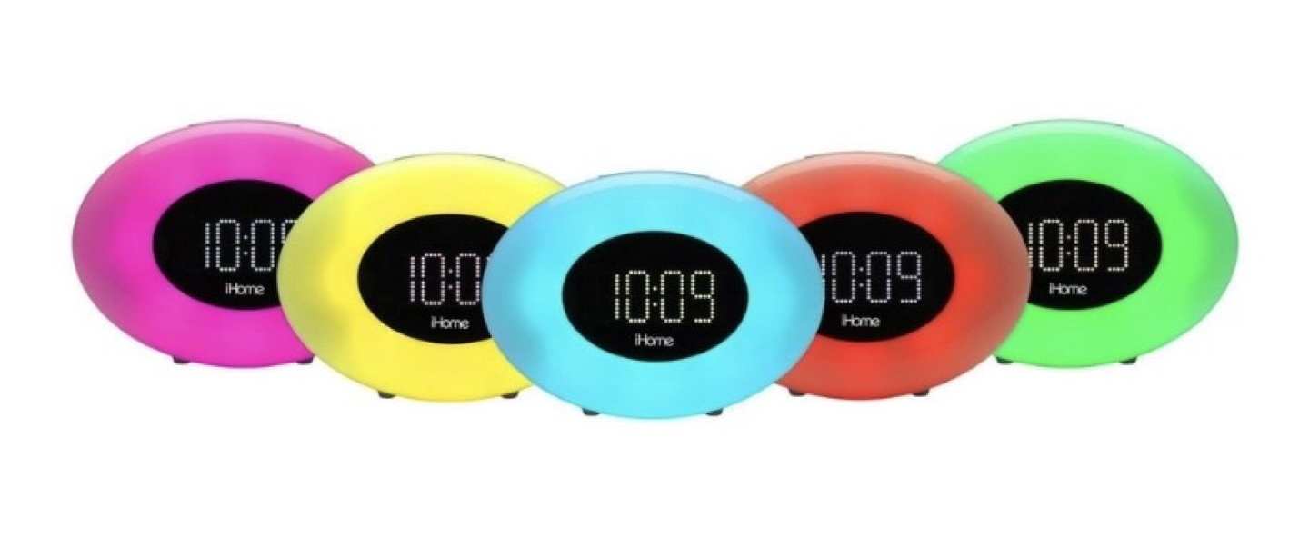 iHome Color Changing Alarm Clock with FM Radio and USB Charging - photo 5