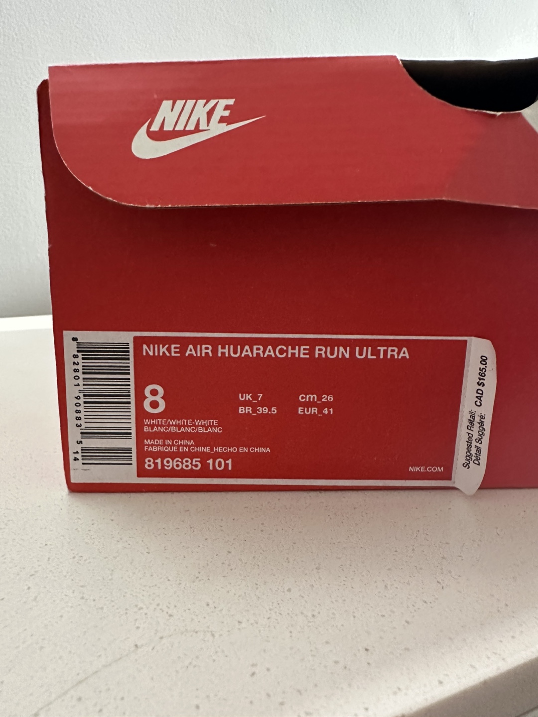 Nike Air Huarache Run Ultra White Size 8