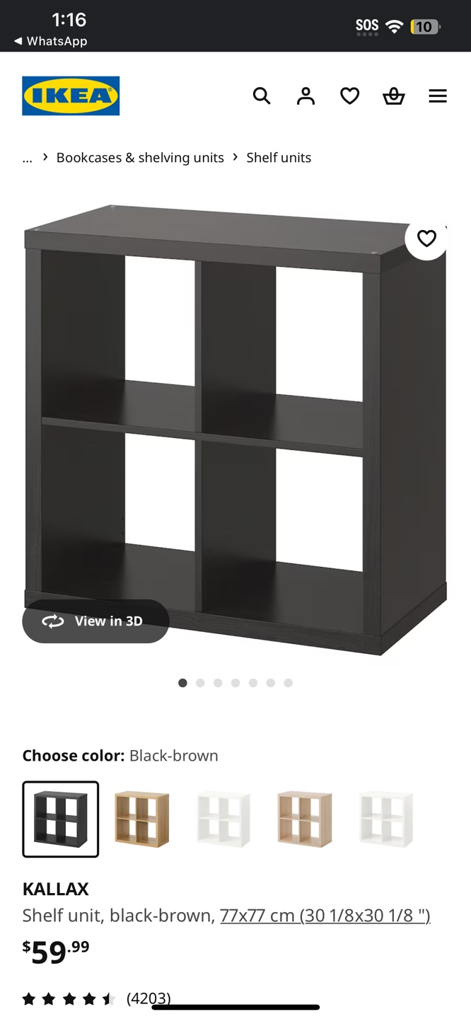 IKEA Kallax Shelf Unit