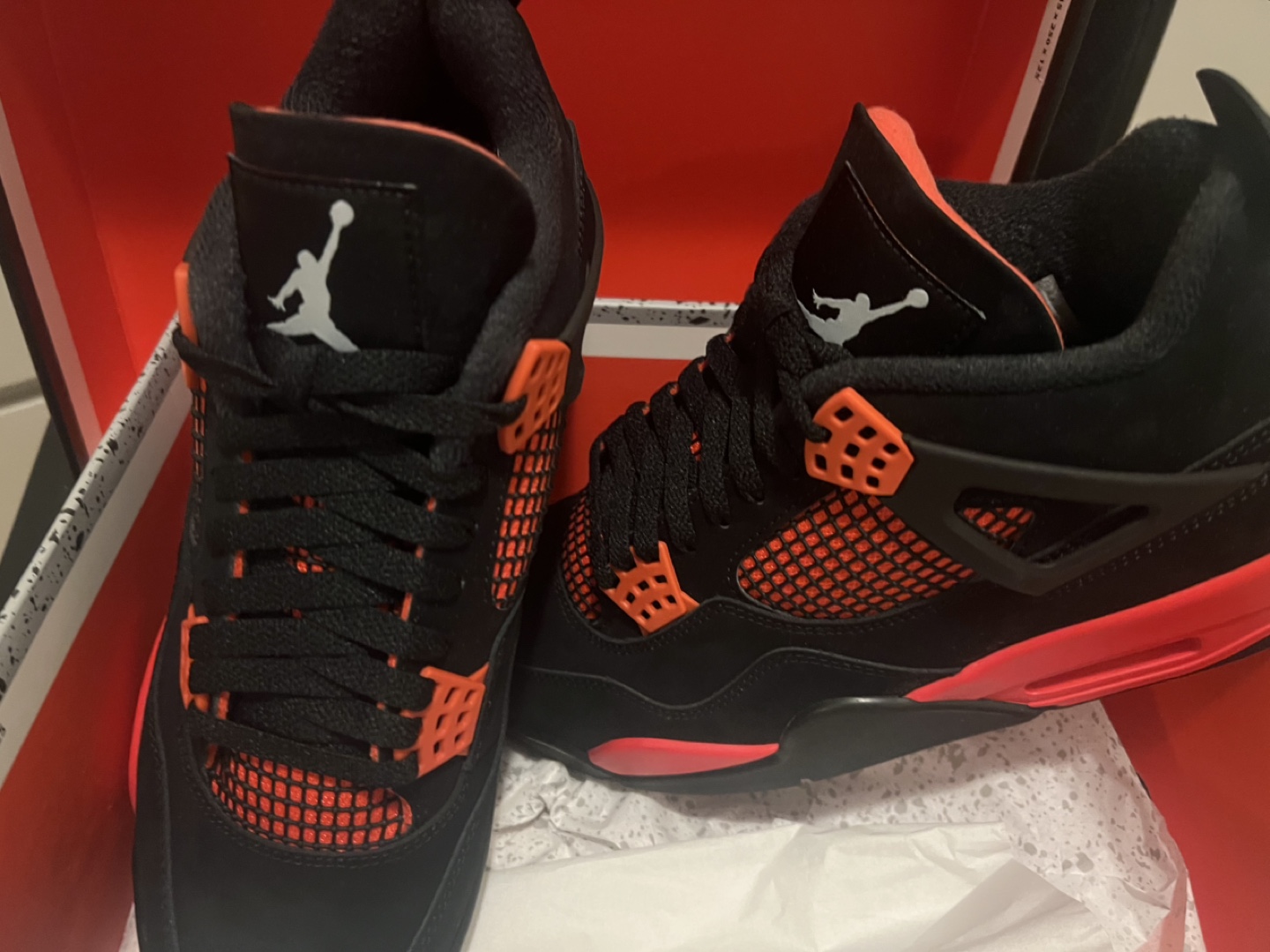 Air Jordan 4 Retro Black/Fire Red
