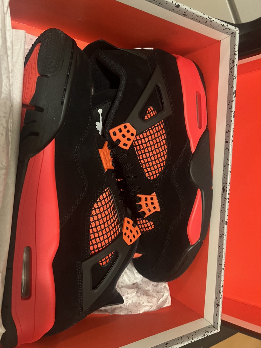 Air Jordan 4 Retro Black/Fire Red - photo 4