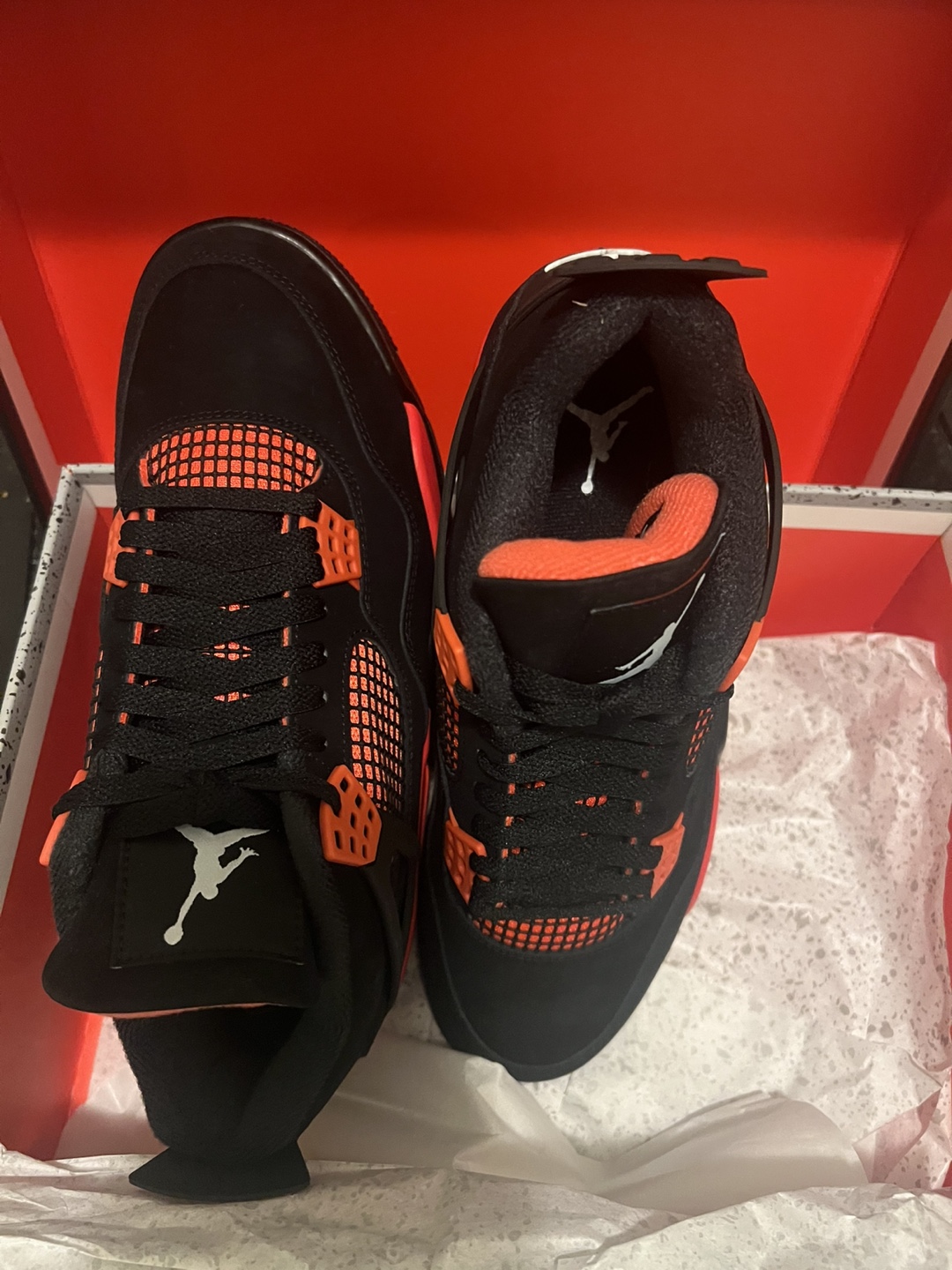 Air Jordan 4 Retro Black/Fire Red - photo 2