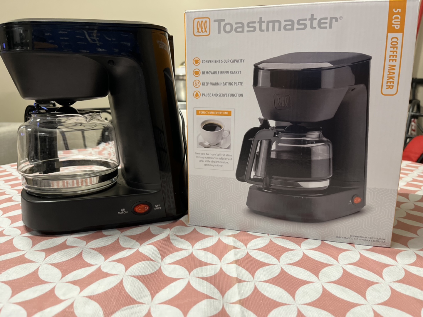 Toastmaster 5 Cup Coffee Maker