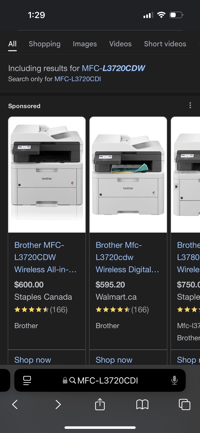 Brother MFC-L3720CDW Wireless Colour Laser Printer - photo 2