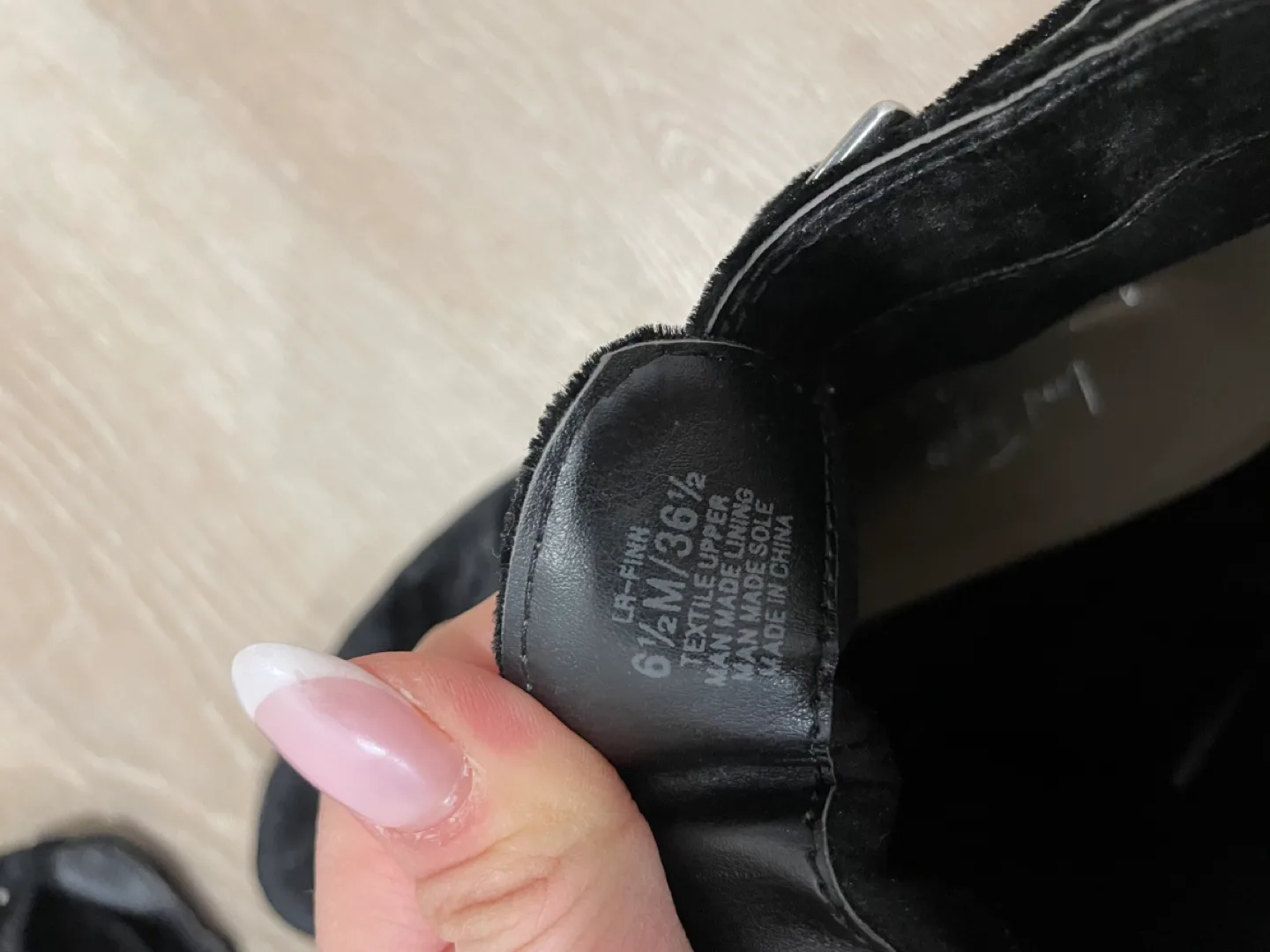 Black Velvet Buckle Booties image indicator(3)