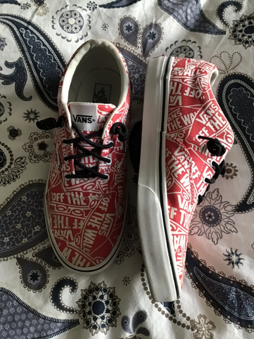 Vans Off the Wall Red Sneakers - photo 2