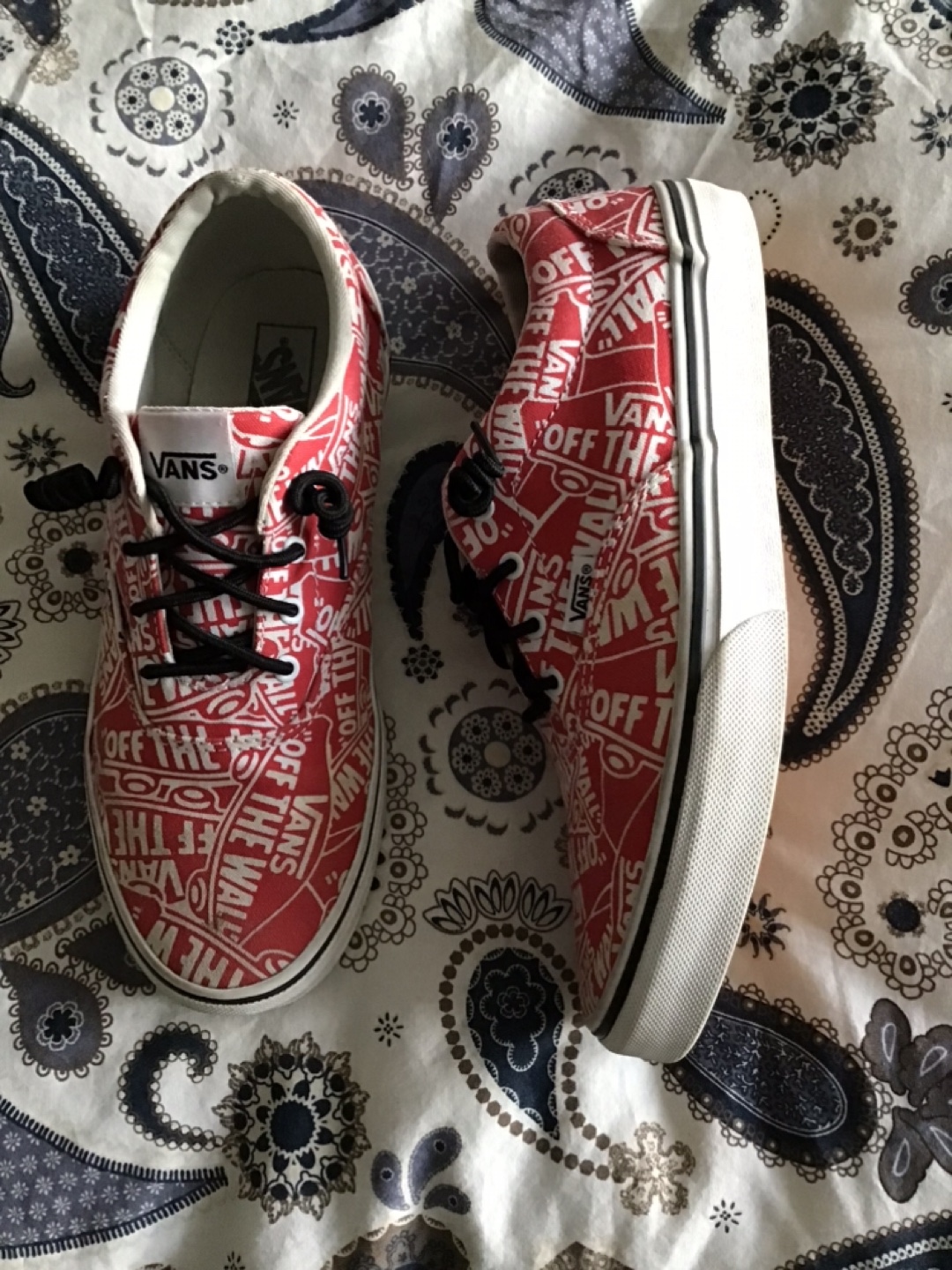 Vans Off the Wall Red Sneakers - photo 3