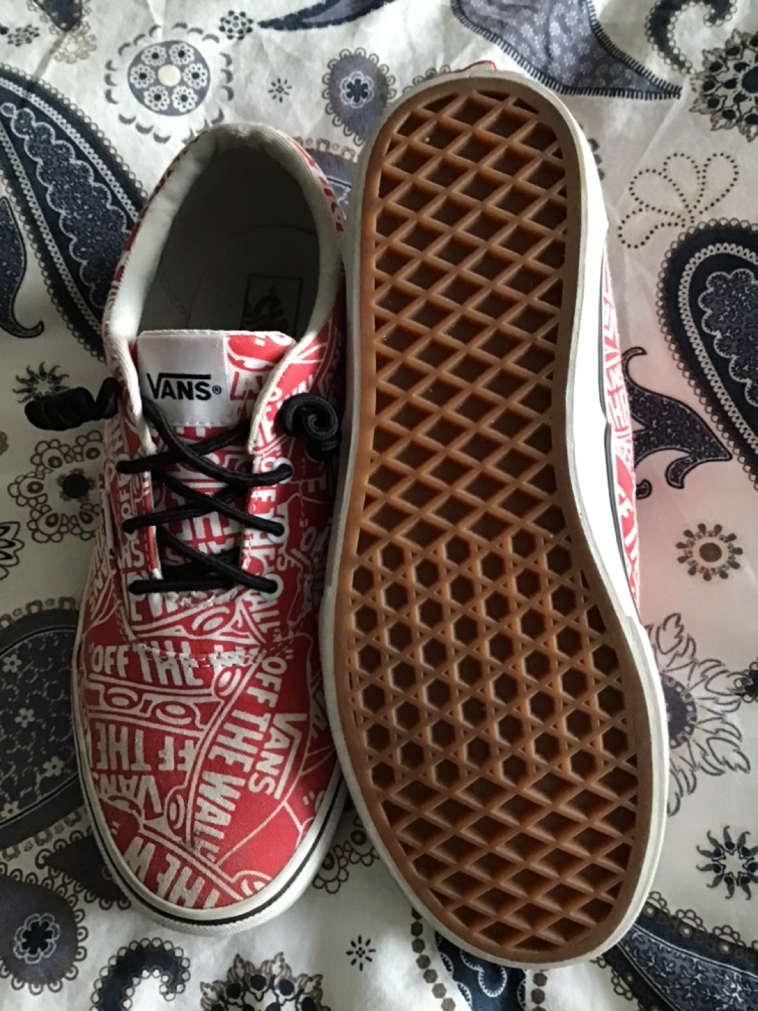 Vans Off the Wall Red Sneakers - photo 4